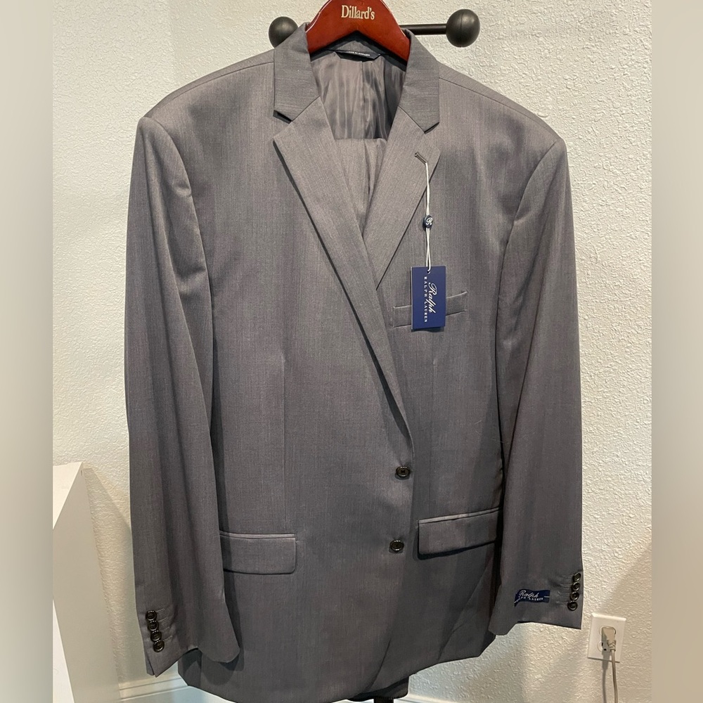 Men’s Ralph Lauren Grey Suit Size 52 L NWT